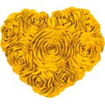 Reduzierte Gelbe Pad Kissenbezüge & Kissenhüllen mit Reißverschluss aus Polyester 40x40 