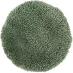 Grüne Pad Runde Schaffelle & Schaffellteppiche 35 cm aus Lammfell 