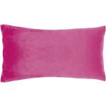 Pinke Pad Kissenbezüge & Kissenhüllen mit Reißverschluss aus Kunstfell 25x50 