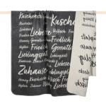 Graue Moderne Pad Kuscheldecken & Wohndecken aus Textil 