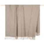 Sandfarbene Pad Kuscheldecken & Wohndecken aus Textil 150x200 
