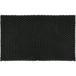 Schwarze Unifarbene Pad UNI Badematten & Duschvorleger aus Textil 