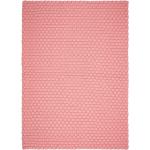 Pinke Unifarbene Minimalistische Pad UNI Fußmatten aus Textil maschinenwaschbar 