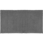 Graue Unifarbene Minimalistische Pad UNI Fußmatten aus Textil maschinenwaschbar 