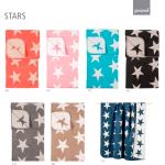 Reduzierte Rosa Sterne Pad STARS Kuscheldecken & Wohndecken aus Baumwollmischung 150x200 