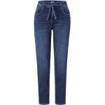 Reduzierte Blaue Unifarbene Paddocks Mom-Jeans aus Denim für Damen Größe XXL Weite 44, Länge 28 