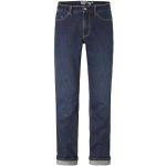 Blaue Paddocks 5-Pocket Jeans mit Reißverschluss aus Denim für Herren Weite 34 