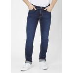 Reduzierte Dunkelblaue Unifarbene Atmungsaktive Paddocks Stonewashed Jeans mit Reißverschluss aus Baumwolle für Herren Größe XXL Weite 30, Länge 30 