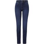 Blaue Paddocks Slim Fit Jeans mit Reißverschluss aus Denim für Damen Größe XS Weite 44, Länge 28 