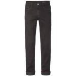 Schwarze Casual Paddocks Straight Leg Jeans aus Baumwolle für Herren Weite 30, Länge 30 