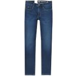 Blaue Paddocks Slim Fit Jeans mit Reißverschluss aus Baumwolle für Herren 