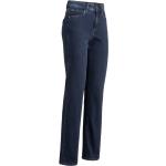 Dunkelblaue Paddocks 5-Pocket Jeans mit Reißverschluss aus Baumwolle für Damen Größe S 