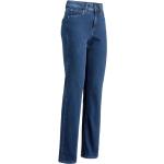 Blaue Paddocks 5-Pocket Jeans mit Reißverschluss aus Baumwolle für Damen Größe S 
