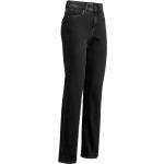 Schwarze Paddocks 5-Pocket Jeans mit Reißverschluss aus Baumwolle für Damen Größe S 