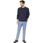 Blaue Paddocks Slim Fit Jeans mit Reißverschluss aus Denim für Herren Größe XXL Weite 35 
