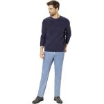 Reduzierte Blaue Unifarbene Paddocks Slim Fit Jeans mit Nieten mit Reißverschluss aus Denim für Herren Größe XXL Weite 30 