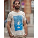 Vegane Nachhaltige T-Shirts aus Baumwolle für Herren Größe L 