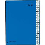 Blaue PAGNA Ordnungsmappen DIN A4 aus Polypropylen 24-teilig 