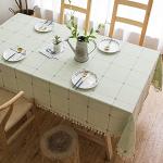 Reduzierte Grüne Moderne Rechteckige ovale Tischdecken 