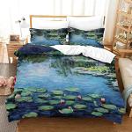 Claude Monet Bettwäsche Sets & Bettwäsche Garnituren mit Reißverschluss aus Polyester maschinenwaschbar 240x220 für den für den Frühling 