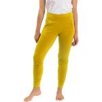 Gelbe Vegane Bio Nachhaltige Pyjamahosen lang aus Baumwolle für Damen Größe S 
