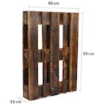 Mitternachtsblaue Holzküchenregale gebeizt aus Kiefer Breite 0-50cm, Höhe 0-50cm, Tiefe 50-100cm 