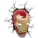 Schwarze Paladone Iron Man Kinderschreibtischlampen aus Eisen 