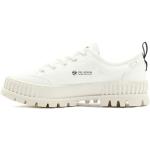 Weiße Palladium Low Sneaker aus Textil für Damen Übergrößen 