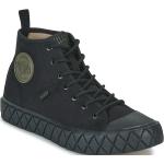 Schwarze Palladium High Top Sneaker & Sneaker Boots aus Leder für Herren Größe 40 