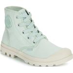Grüne Palladium Pampa Hi High Top Sneaker & Sneaker Boots aus Textil für Damen Größe 36 mit Absatzhöhe bis 3cm 