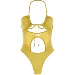 Reduzierte Gelbe Palm Angels Monokinis aus Nylon für Damen Größe M für den für den Sommer 