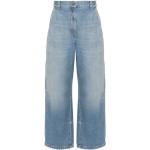 Reduzierte Hellblaue Loose Fit Palm Angels Baggy Jeans & Loose Fit Jeans mit Knopf aus Denim für Damen Größe M 