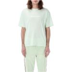 Reduzierte Mintgrüne Kurzärmelige Palm Angels T-Shirts aus Baumwolle für Herren Größe M 