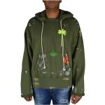 Reduzierte Grüne Palm Angels Herrensweatshirts aus Baumwolle mit Kapuze Größe S für den für den Herbst 