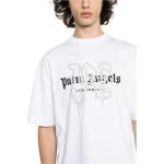 Weiße Palm Angels Los Angeles Angels T-Shirts aus Jersey für Herren Größe M 