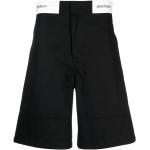 Reduzierte Schwarze Casual Palm Angels Cargo-Shorts mit Knopf aus Baumwolle für Herren Größe XL 