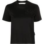 Reduzierte Schwarze Bestickte Palm Angels T-Shirts aus Jersey für Damen Größe XS 