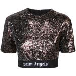 Reduzierte Braune Palm Angels T-Shirts mit Reißverschluss aus Polyamid für Damen Größe XS 