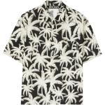 Reduzierte Schwarze Kurzärmelige Palm Angels Print-Shirts aus Viskose für Herren Größe M für den für den Sommer 