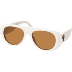 Weiße Pilotenbrillen aus Kunststoff für Herren 
