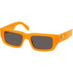 Orange Palm Angels Rechteckige Rechteckige Sonnenbrillen aus Kunststoff für Herren 