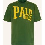 Reduzierte Dunkelgrüne Palm Angels T-Shirts aus Baumwolle für Herren Übergrößen 