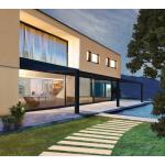 Anthrazitfarbene Moderne Canopia by Palram Terrassenüberdachungen & Anbaupavillons verzinkt aus Aluminium 