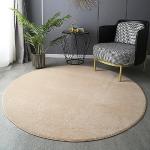 Beige Moderne Runde Runde Teppiche 180 cm matt maschinenwaschbar 
