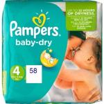 Pampers Baby Dry Wegwerfwindeln 58-teilig 