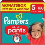 Pampers Baby Dry Pants Gr. 5 Junior 12-17kg Windeln, 160 Stück, Monatsbox