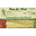 Pan do Mar Sardinenfilets ohne Haut und Gräten in Bio Olivenöl, 120 g