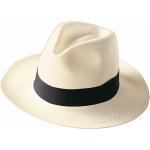 Weiße Panamahüte aus Stroh 57 für Herren für den für den Frühling 