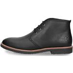 Reduzierte Schwarze Business Panama Jack Gael Dandy Schuhe mit Schnürsenkel aus Nubukleder für Herren Größe 44 