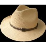Hellbeige Panamahüte aus Stroh 57 für Herren Größe XL 